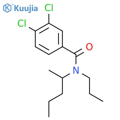 Benzamide, 3,4-dichloro-N-(1-methylbutyl)-N-propyl- structure