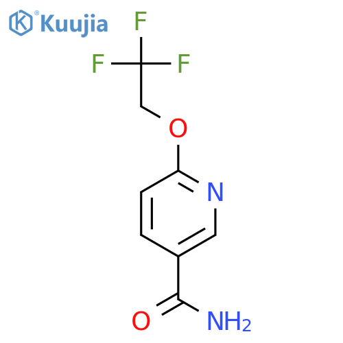 6-(2,2,2-Trifluoroethoxy)nicotinamide structure