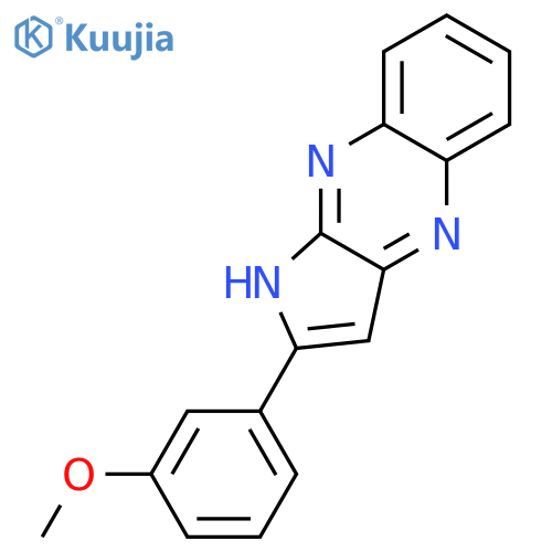 1H-Pyrrolo[2,3-b]quinoxaline, 2-(3-methoxyphenyl)- structure