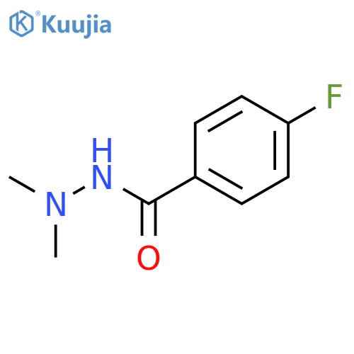 BENZOIC ACID, 4-FLUORO-, 2,2-DIMETHYLHYDRAZIDE structure