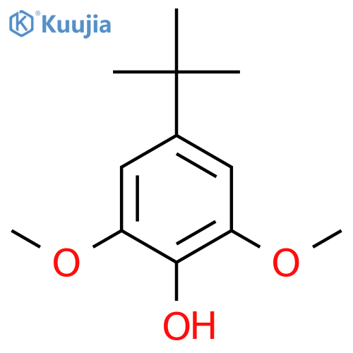 Phenol, 4-(1,1-dimethylethyl)-2,6-dimethoxy- structure
