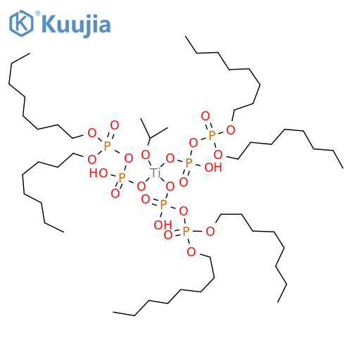 Isopropyl tri(Dioctylpyrophosphato) Titanate structure