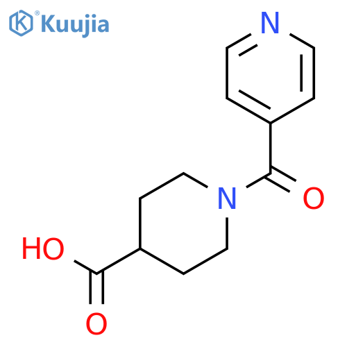 1-Isonicotinoylpiperidine-4-carboxylic acid structure
