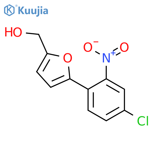 [5-(4-Chloro-2-nitro-phenyl)-furan-2-yl]-methanol structure