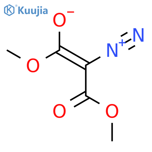 Propanedioic acid,2-diazo-, 1,3-dimethyl ester structure