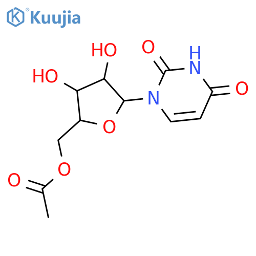 Uridine, 5'-acetate structure