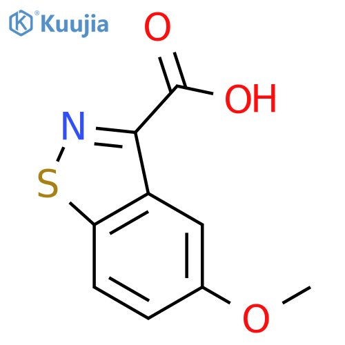 5-Methoxybenzo[d]isothiazole-3-carboxylic acid structure