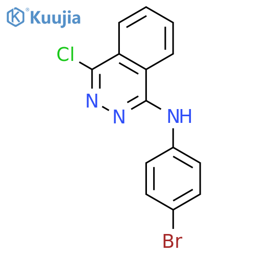 1-PHTHALAZINAMINE, N-(4-BROMOPHENYL)-4-CHLORO- structure