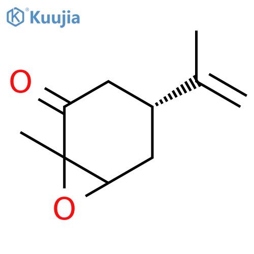 (4R)-1-methyl-4-(prop-1-en-2-yl)-7-oxabicyclo4.1.0heptan-2-one structure
