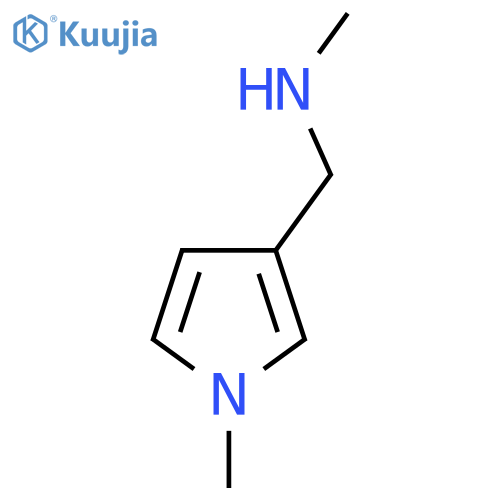 methyl(1-methyl-1H-pyrrol-3-yl)methylamine structure