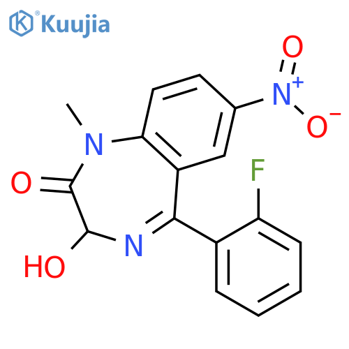 3-hydroxyflunitrazepam structure