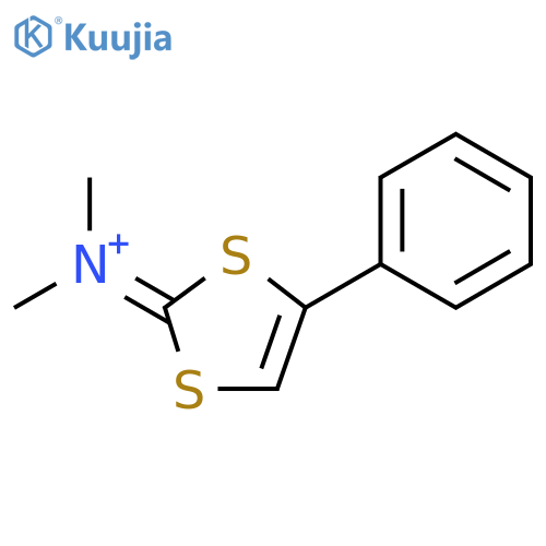 Methanaminium, N-methyl-N-(4-phenyl-1,3-dithiol-2-ylidene)- structure