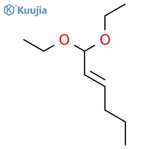trans-2-Hexenal diethyl acetal structure