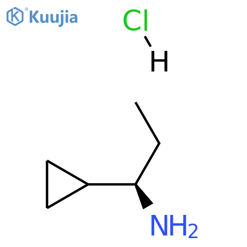 (1R)-1-CYCLOPROPYLPROPAN-1-AMINE HYDROCHLORIDE structure