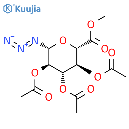 1-Azido-1-deoxy-D-glucuronate 2,3,4-Triacetate Methyl Ester structure