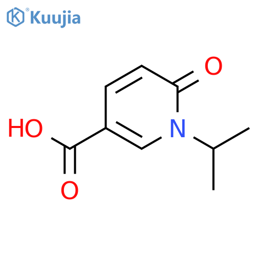 6-oxo-1-(propan-2-yl)-1,6-dihydropyridine-3-carboxylic acid structure