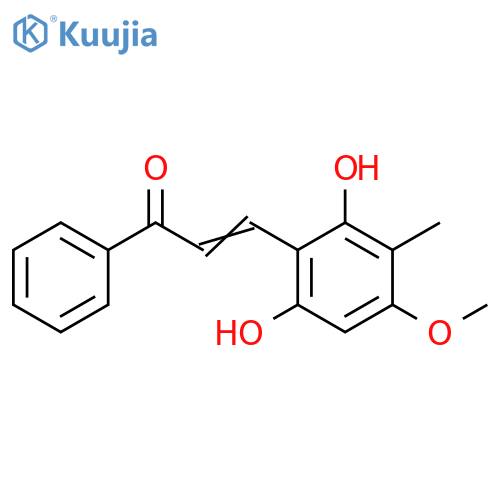 2-Propen-1-one,3-(2,6-dihydroxy-4-methoxy-3-methylphenyl)-1-phenyl- structure