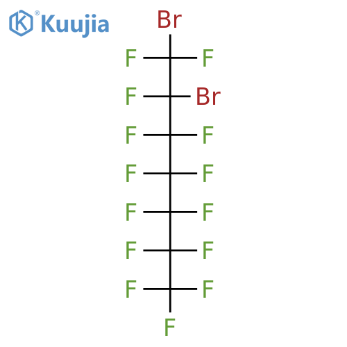1,2-Dibromoperfluoroheptane structure