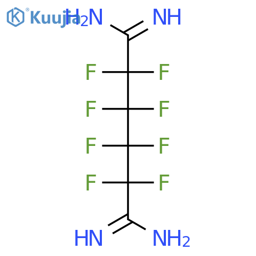 2,2,3,3,4,4,5,5-octafluorohexanediimidamide structure