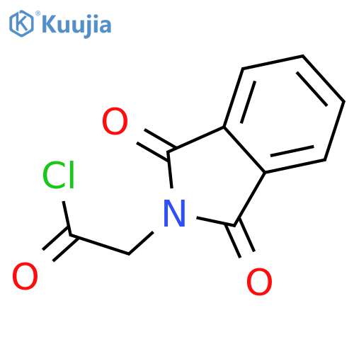 Phthalyl-glycyl chloride structure