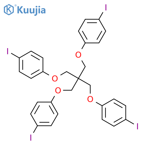 1-iodo-4-[3-(4-iodophenoxy)-2,2-bis[(4-iodophenoxy)methyl]propoxy]benzene structure