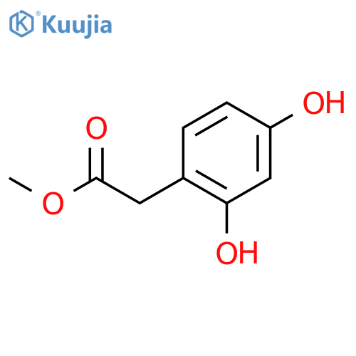 Methyl 2,4-dihydroxyphenylacetate structure
