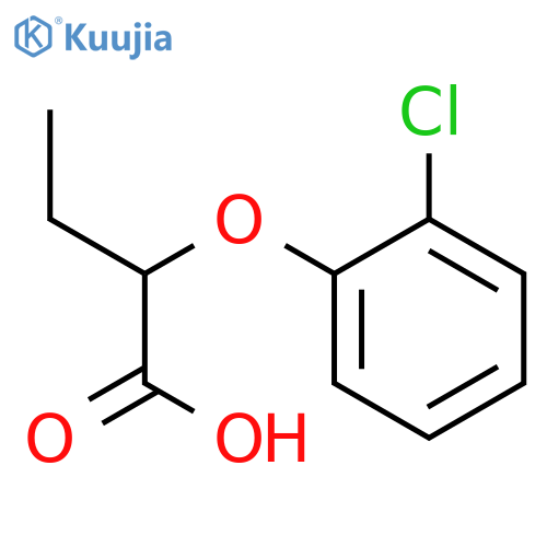 2-(2-Chlorophenoxy)butanoic acid structure
