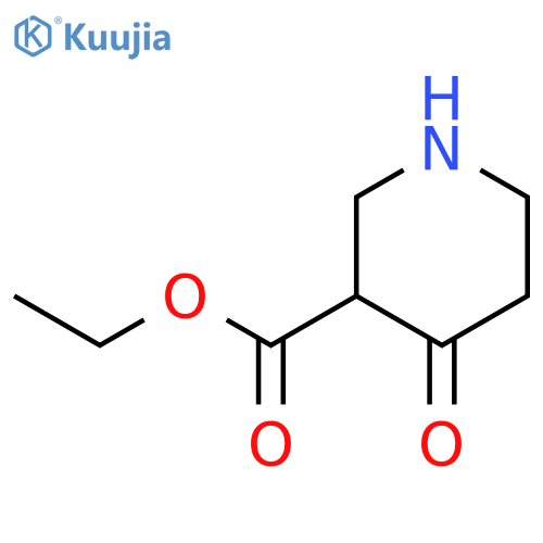 ethyl 4-oxopiperidine-3-carboxylate structure