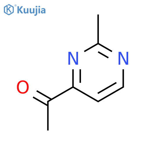 1-(2-methylpyrimidin-4-yl)ethan-1-one structure