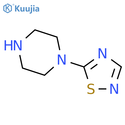 1-(1,2,4-thiadiazol-5-yl)piperazine structure