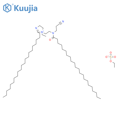 1-[2-[(2-cyanoethyl)(1-oxodocosyl)amino]ethyl]-1-ethyl-2-henicosyl-4,5-dihydro-1H-imidazolium ethyl sulphate structure