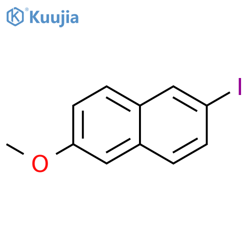 2-Iodo-6-methoxynaphthalene structure