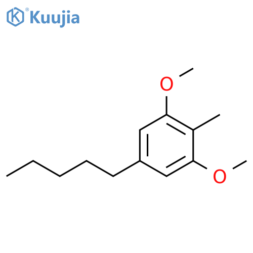 Benzene, 1,3-dimethoxy-2-methyl-5-pentyl- structure