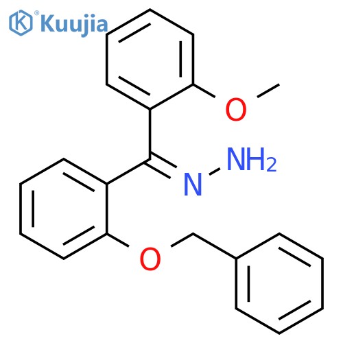Methanone, (2-methoxyphenyl)[2-(phenylmethoxy)phenyl]-, hydrazone structure