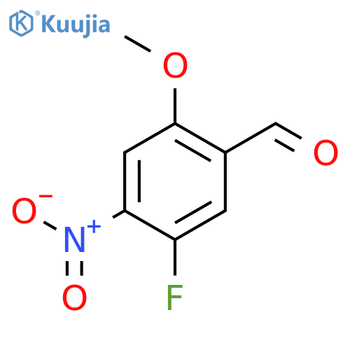 5-Fluoro-2-methoxy-4-nitrobenzaldehyde structure