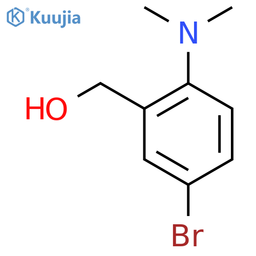 5-Bromo-2-(dimethylamino)phenylmethanol structure