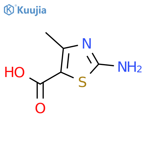 2-amino-4-methyl-1,3-thiazole-5-carboxylic acid structure