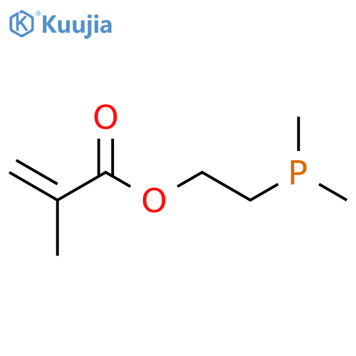 2-(dimethylphosphino)ethyl methacrylate structure