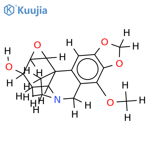 1beta,2beta-epoxy-7-methoxy-crinan-3alpha-ol structure