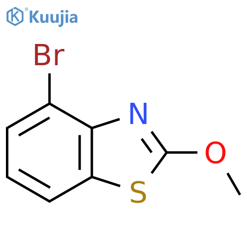Benzothiazole, 4-bromo-2-methoxy- structure