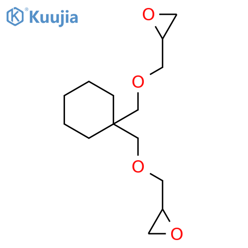 2,2'-[cyclohexane-1,1-diylbis(methanediyloxymethanediyl)]dioxirane structure