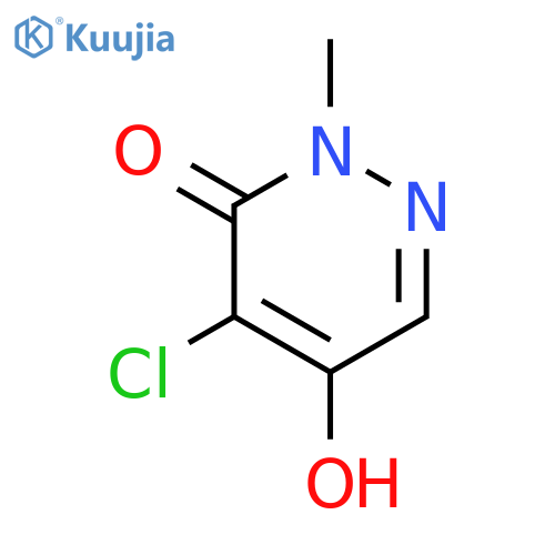 3(2H)-Pyridazinone, 4-chloro-5-hydroxy-2-methyl- structure