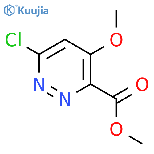 Methyl-6-chloro-4-methoxypyridazine-3-carboxylate structure