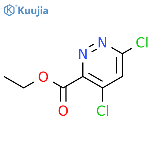 Ethyl 4,6-dichloropyridazine-3-carboxylate structure