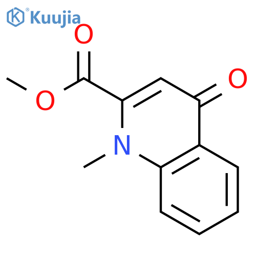 Methyl 1-methyl-4-oxo-1,4-dihydroquinoline-2-carboxylate structure
