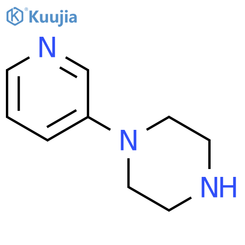 1-(Pyridin-3-yl)piperazine structure