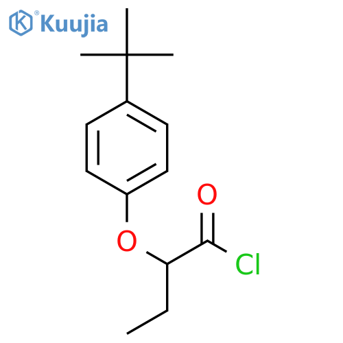 2-(4-tert-Butylphenoxy)butanoyl Chloride structure