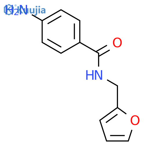 4-Amino-N-(2-furylmethyl)benzamide structure