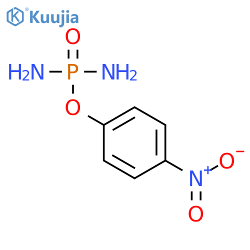 Phosphorodiamidic acid, 4-nitrophenyl ester structure