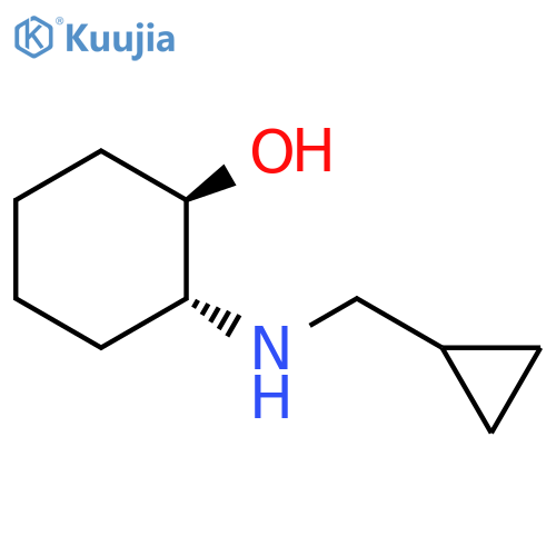 (1S,2S)-2-(Cyclopropylmethyl)aminocyclohexan-1-ol structure